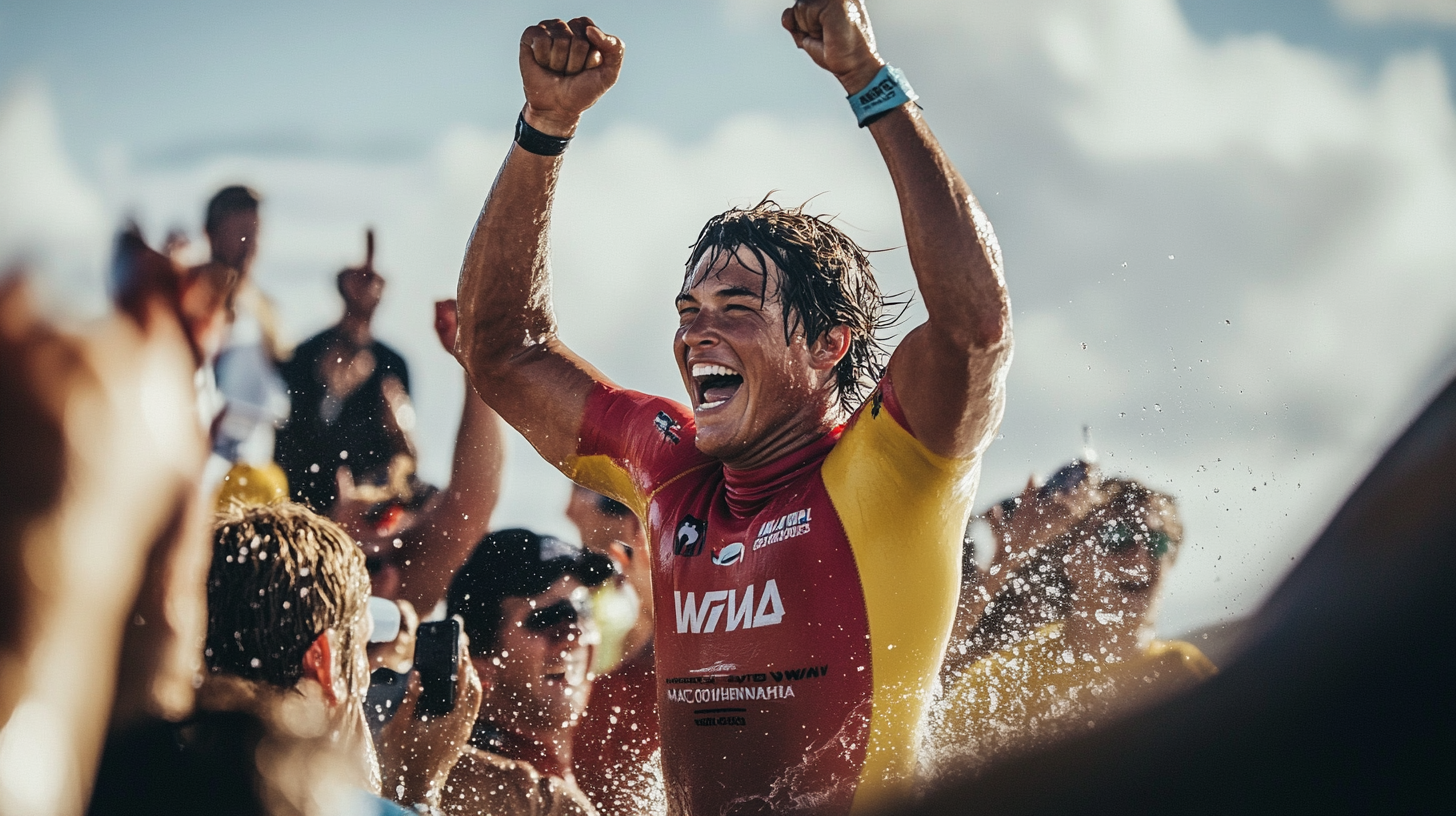 Maui's Jackson Bunch Clinches Final WSL Championship Tour Spot, Thrilling Surf Fans