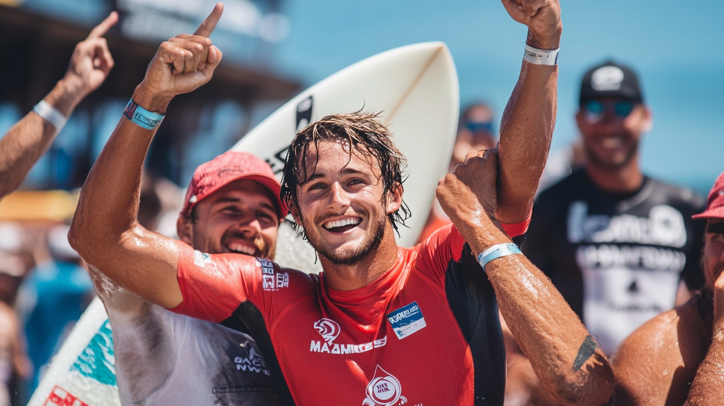 Maui's Jackson Bunch Clinches Final WSL Championship Tour Spot, Thrilling Surf Fans
