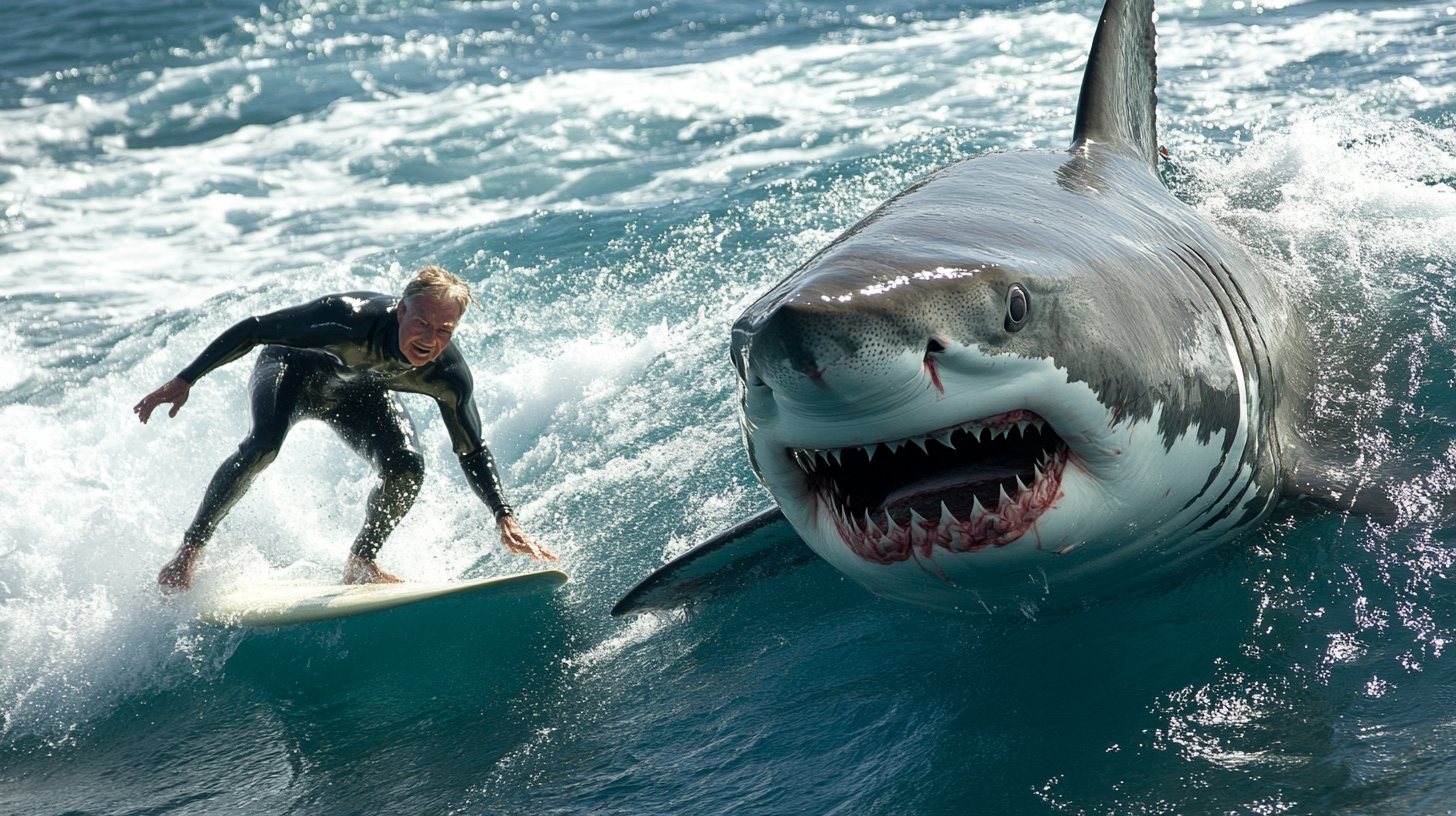 Shark Attacks 61-Year-Old Surfer in Maui