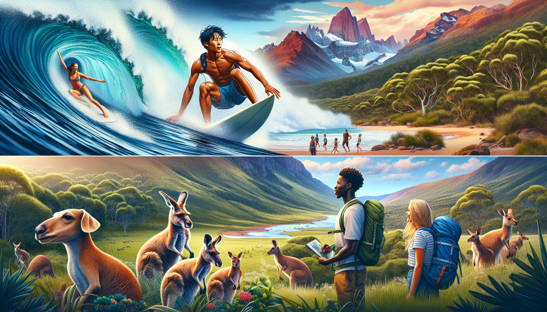 Australia's Adventure Hotspots: Surfing, Hiking, and Wildlife Encounters
