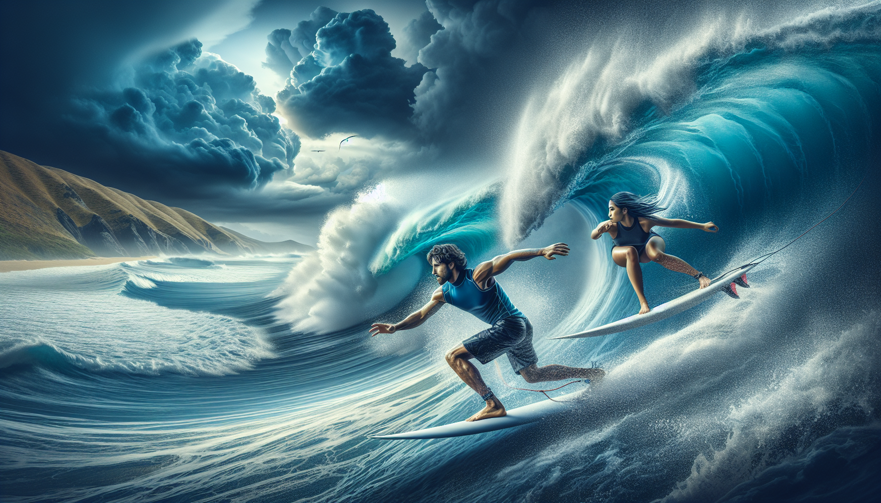 Dedicated Surfers Conquer the Waves of Providence Bay