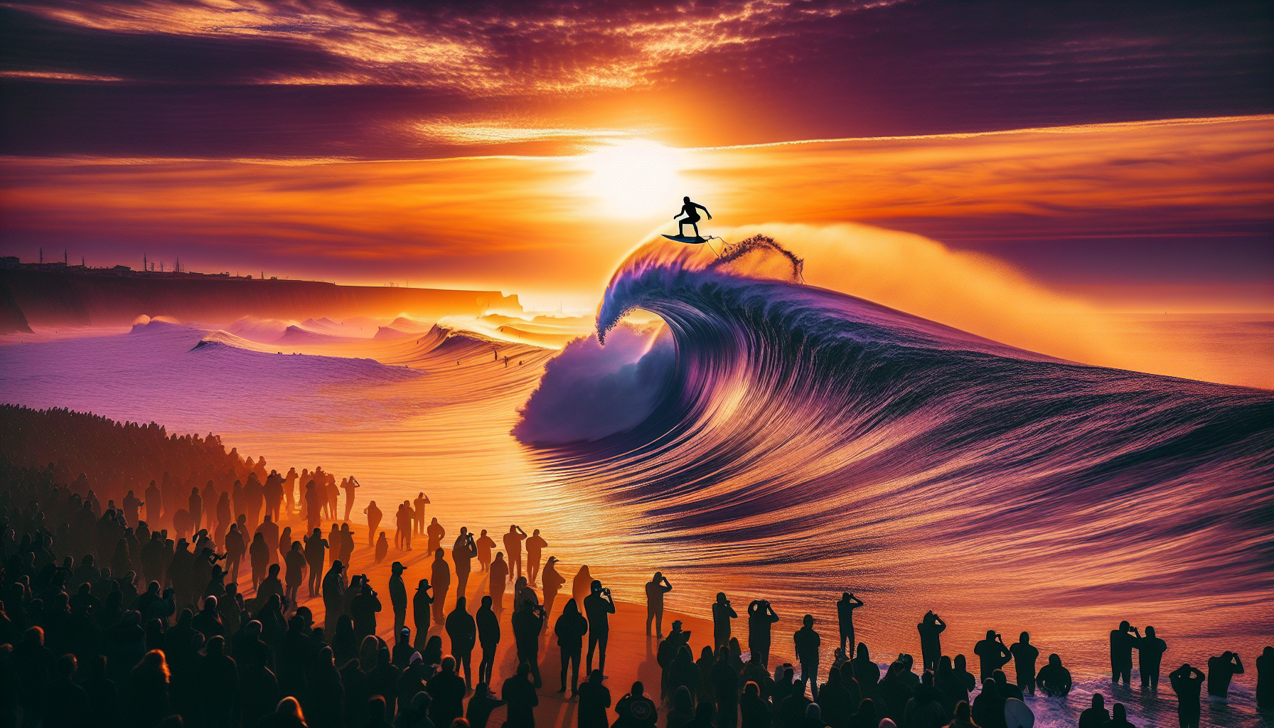 Portugal's Thrilling Big Wave Surfing Challenge