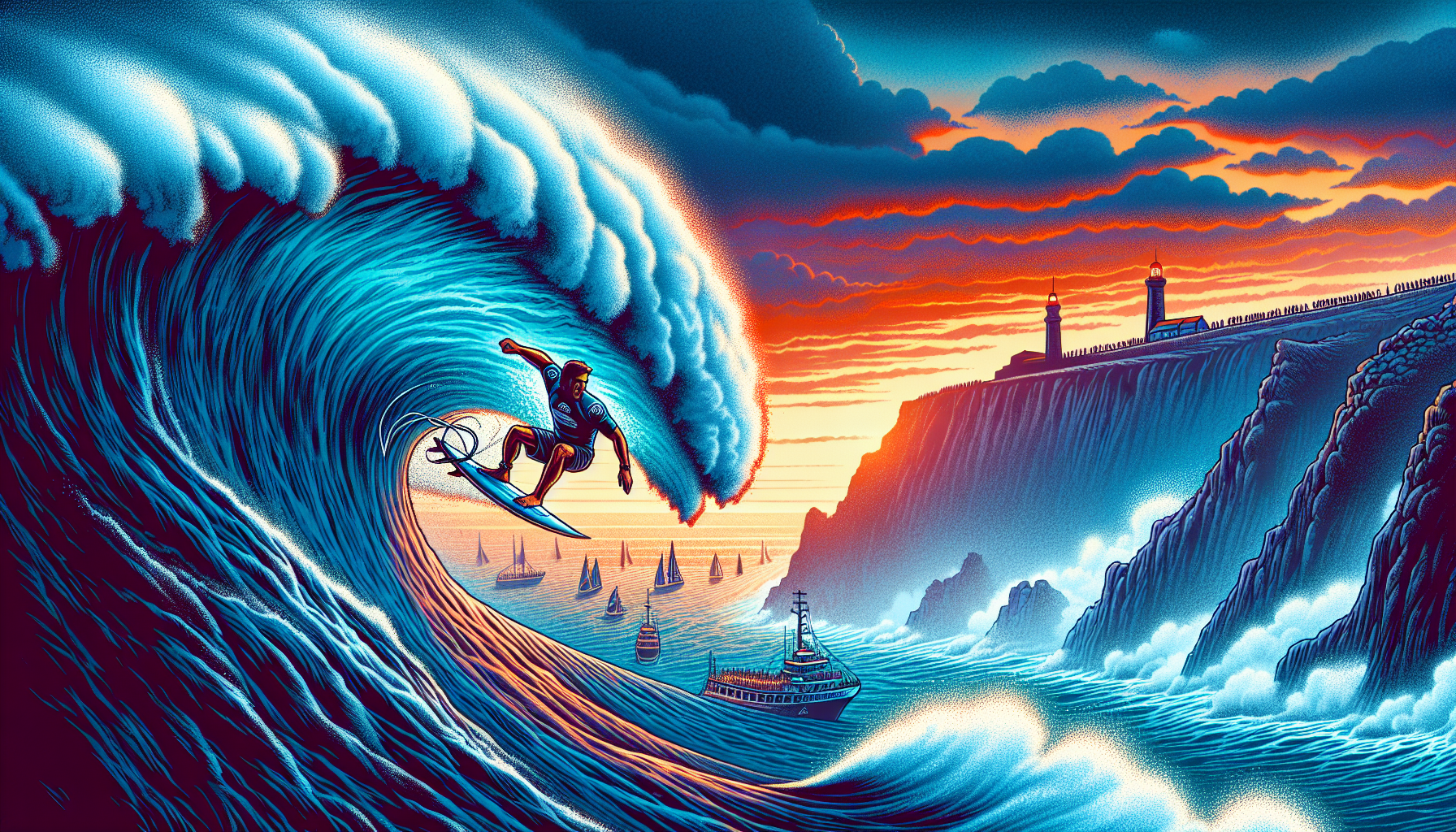 Riding the Edge at the Tudor Nazaré Big Wave Challenge