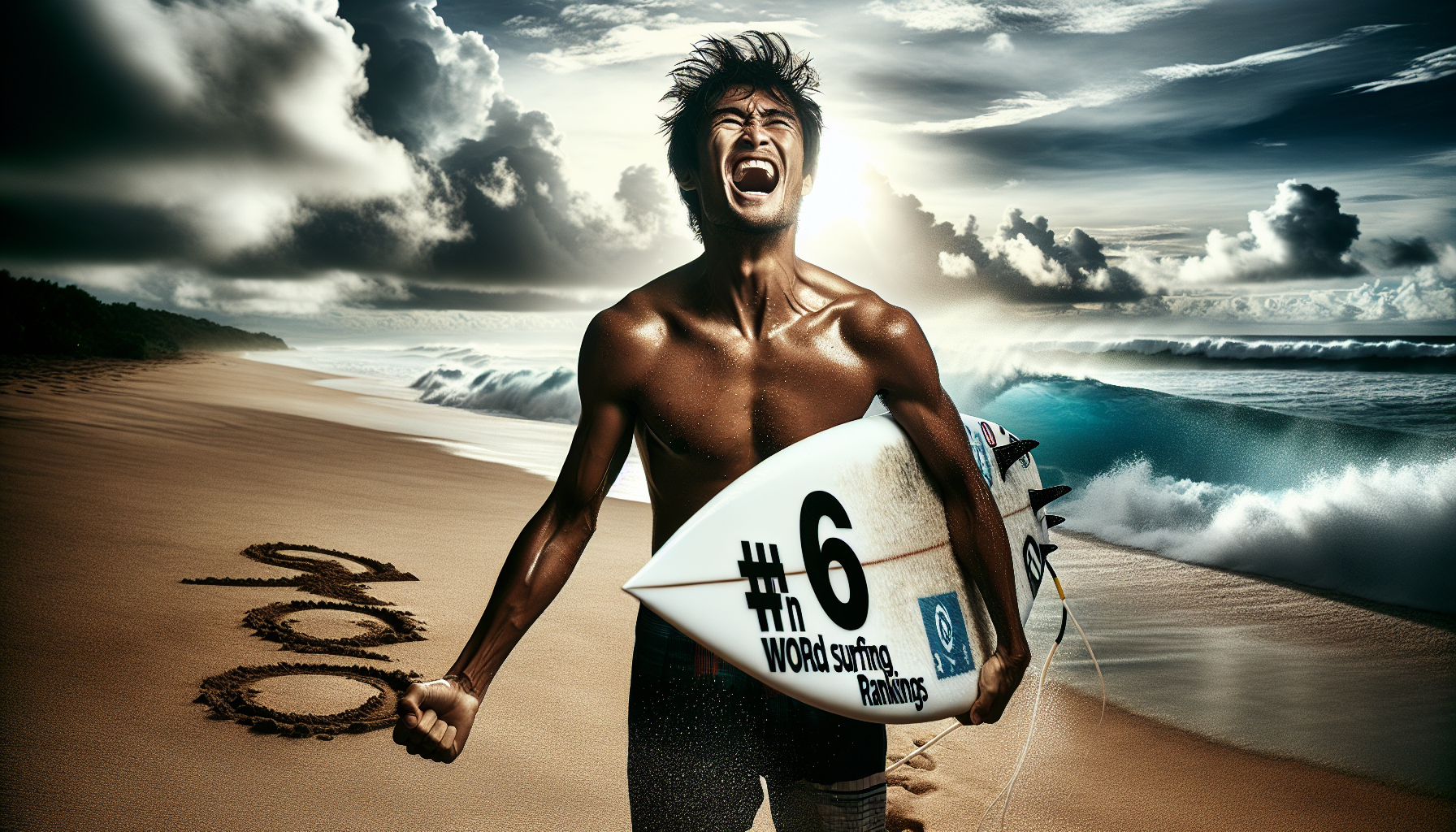 Rio Waida Climbs to Sixth in World Surfing Rankings