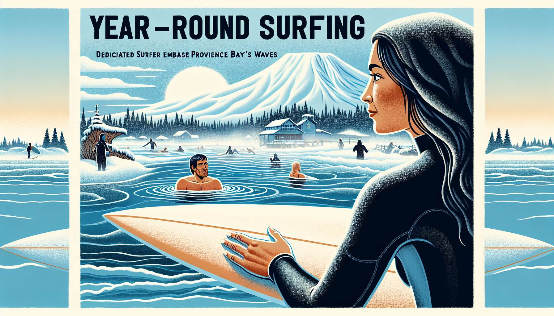 Year-Round Surfing: Dedicated Surfers Embrace Providence Bay's Waves