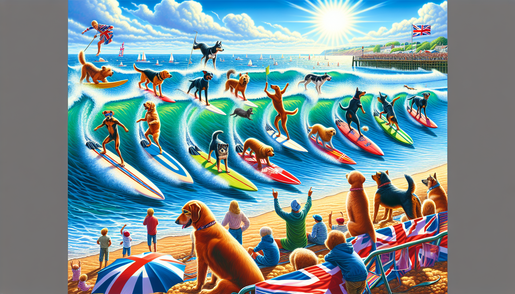 Britain’s Dog Surfing Highlights