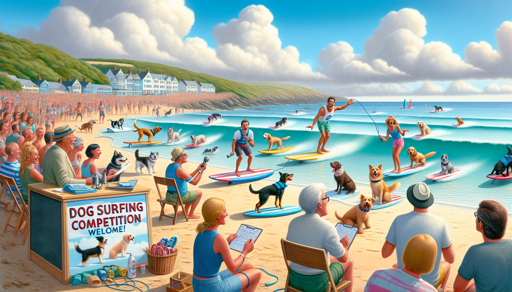 Dog Surfing Takes Off in Britain