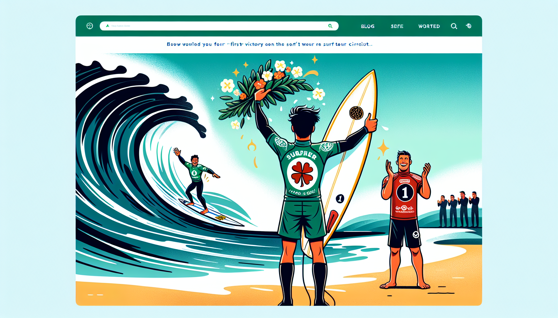 Japan's O'Leary Claims First Surfing Tour Victory by Defeating World No. 1 Dora