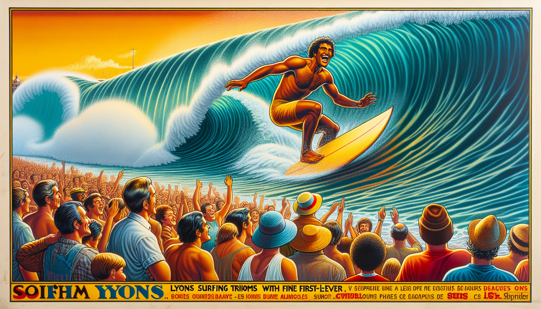 Lyons Surfing Triumphs with First-Over Wave