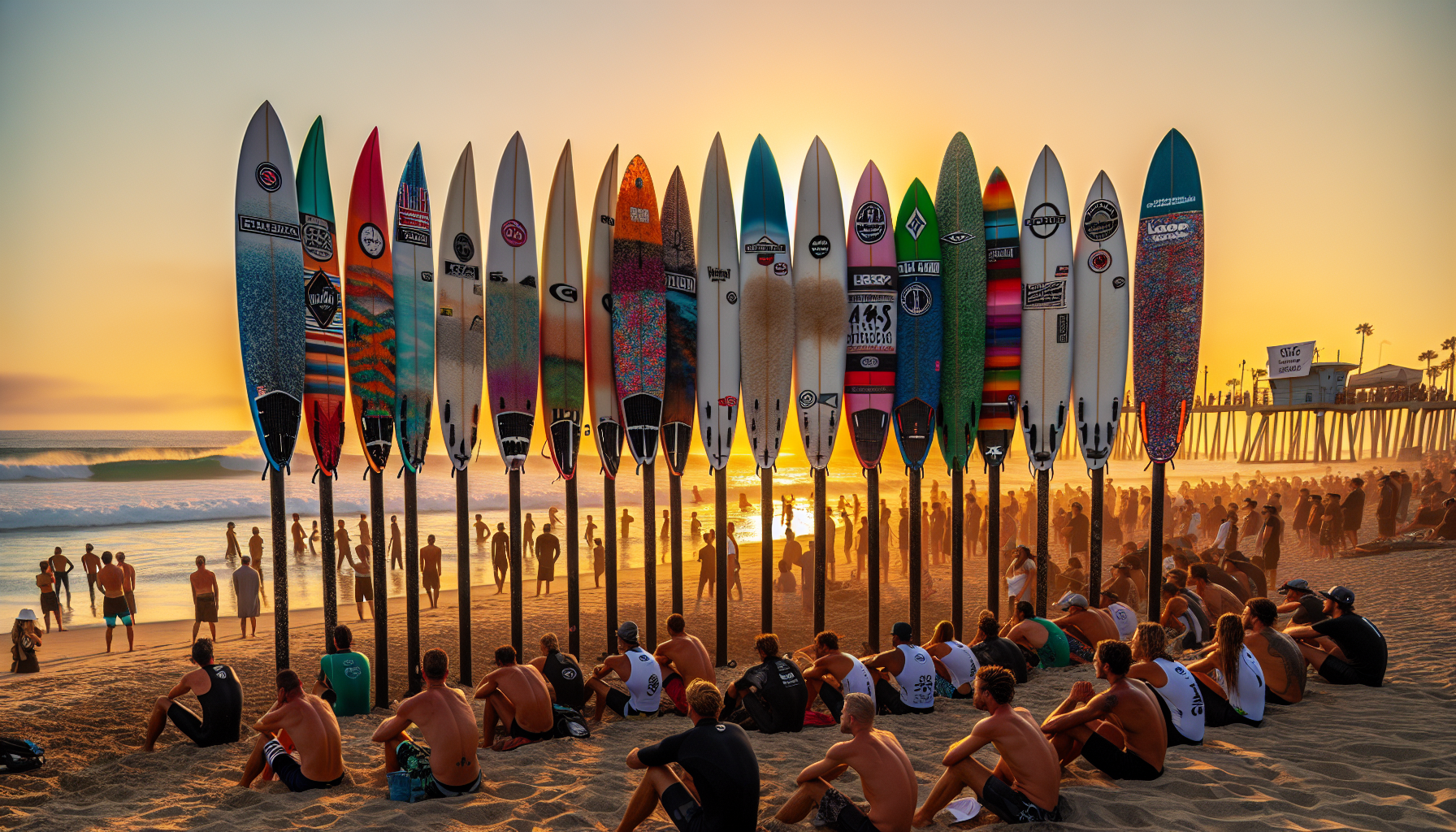 Mini Swell Disrupts Huntington Beach Surf Contest