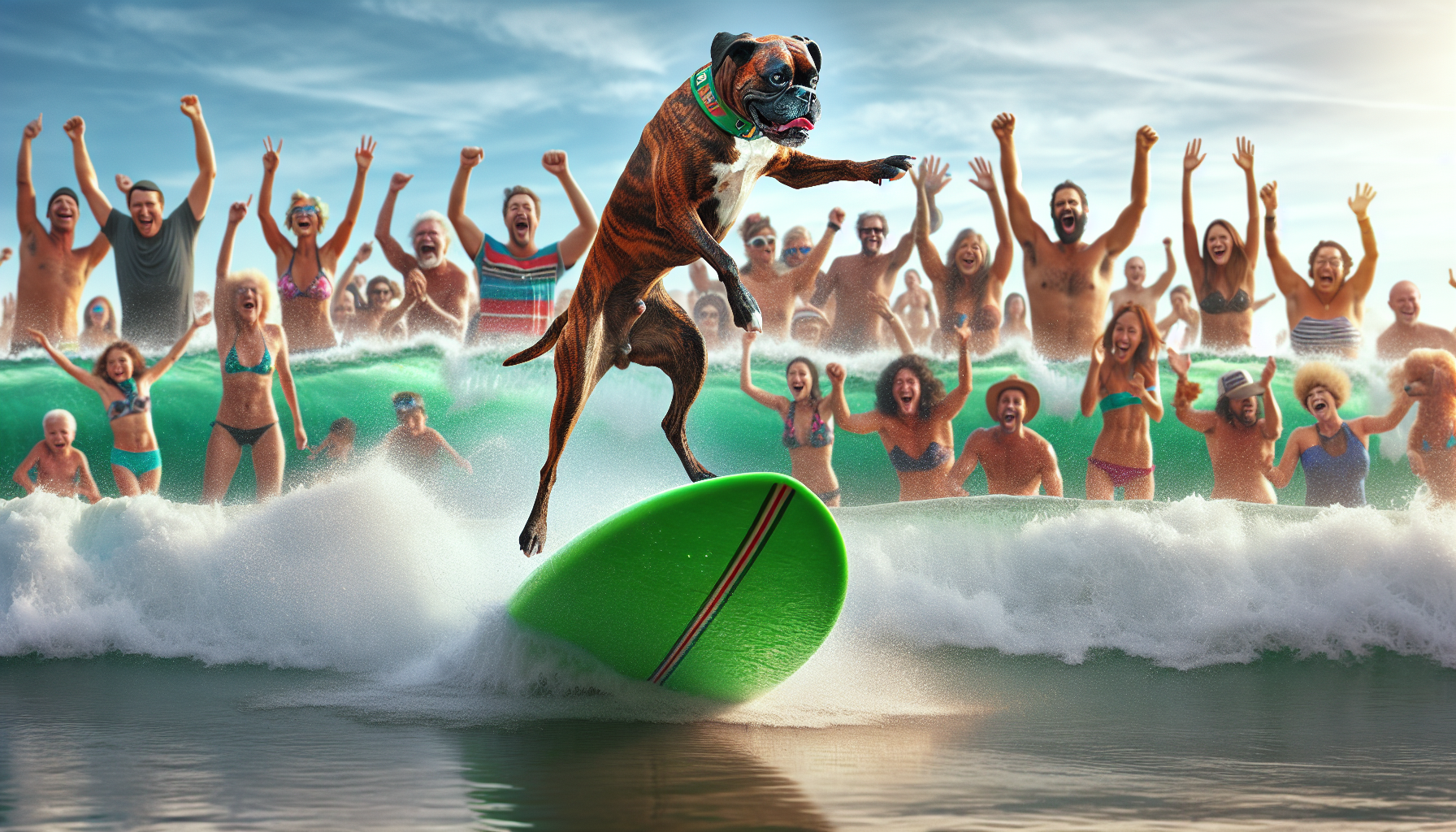 New Champion Emerges in Dog Surfing Contest