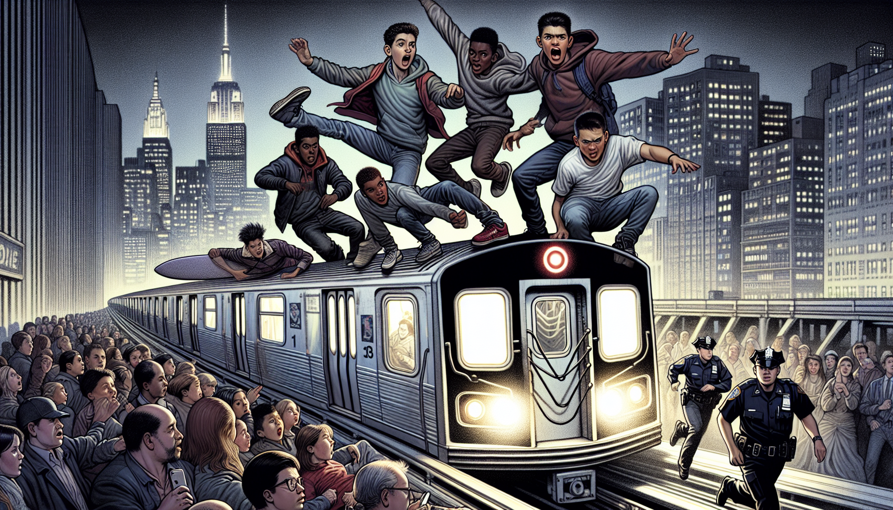 Police Arrest Four Boys for Dangerous Subway Surfing in NYC