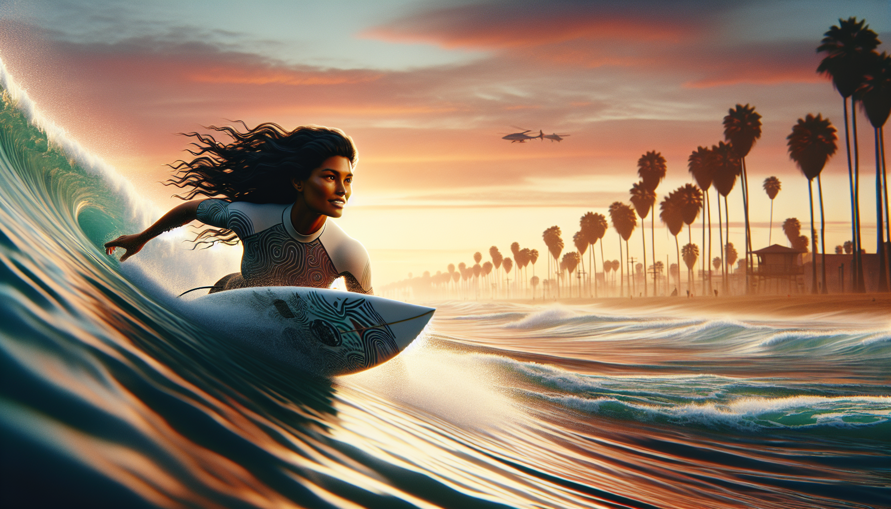 Surfing Adventures with Bonnie Tsui at Muscle Beach