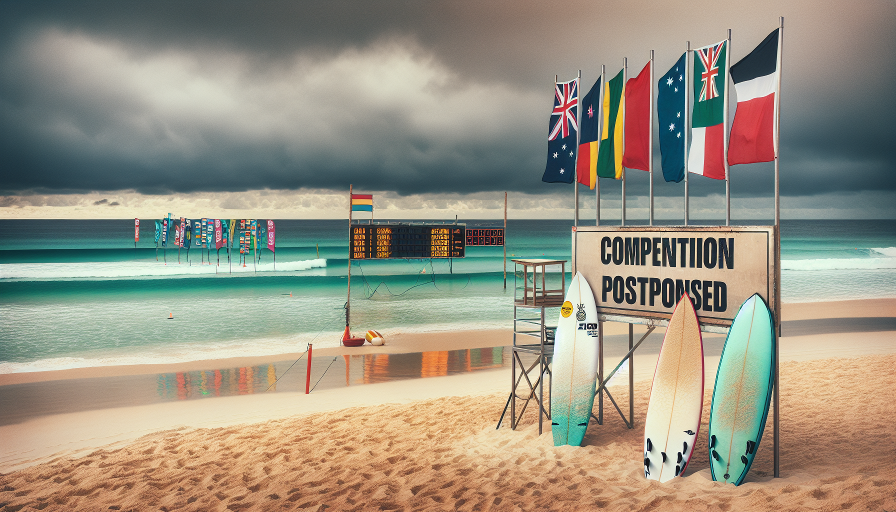 US Open of Surfing Postpones Wednesday Competition Due to Insufficient Surf Conditions