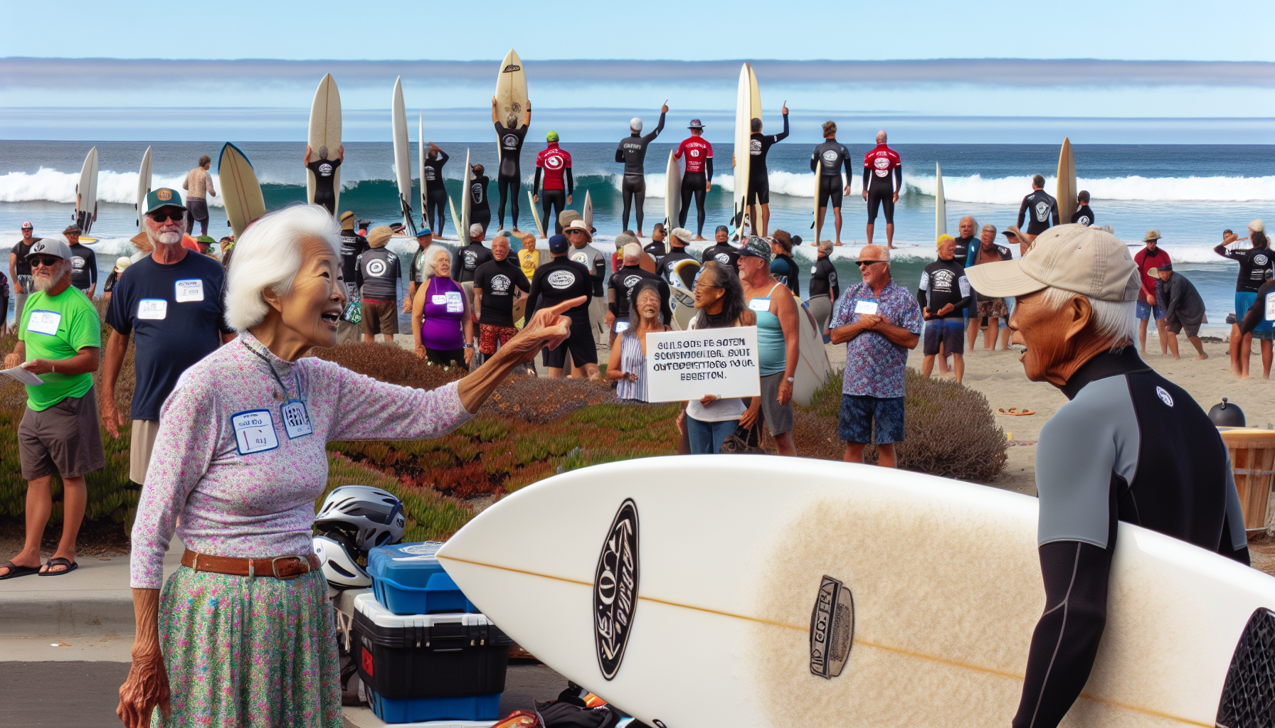 Veteran Surfer Organizes Competition and Benefit for Senior Surfers in Pacifica