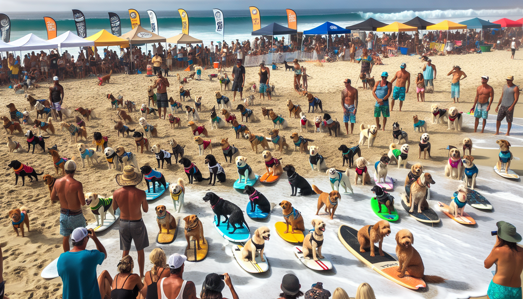 Dogs Take the Spotlight at California’s World Dog Surfing Championships